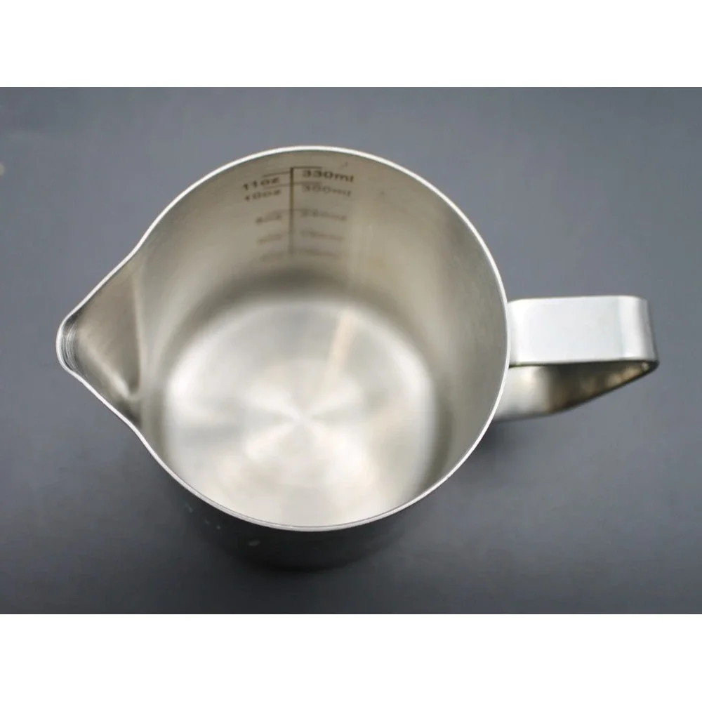 MasterClass Stainless Steel Milk Frothing Pitcher 12oz 350ml Espresso Steaming
